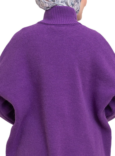 Sparkle Purple Knit Suit - Khotwh